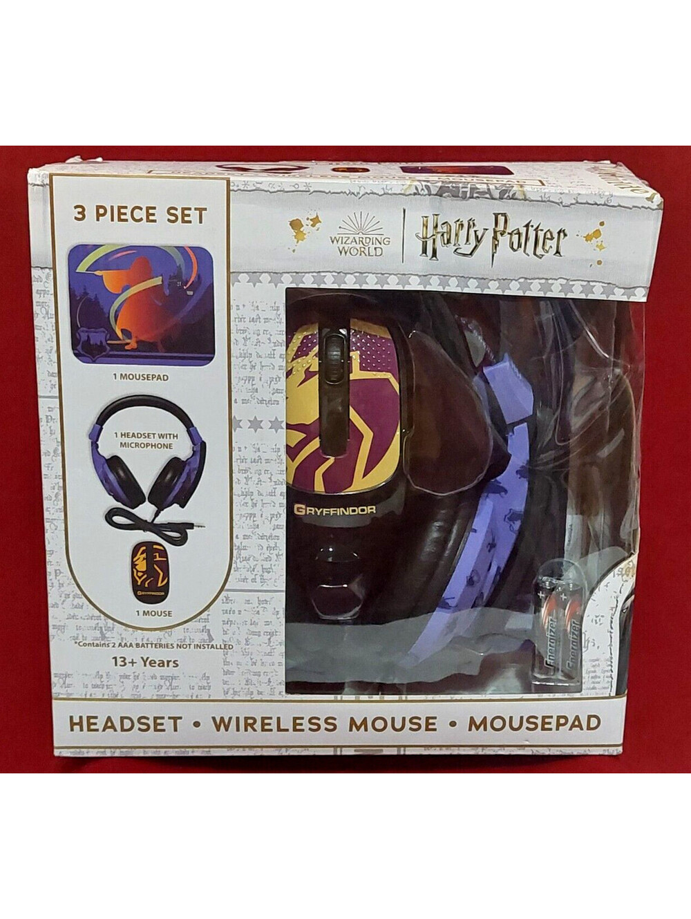 HARRY POTTER Headset w/ Mic, Wireless Mouse & mouse pad Tech Bundle NEW Other